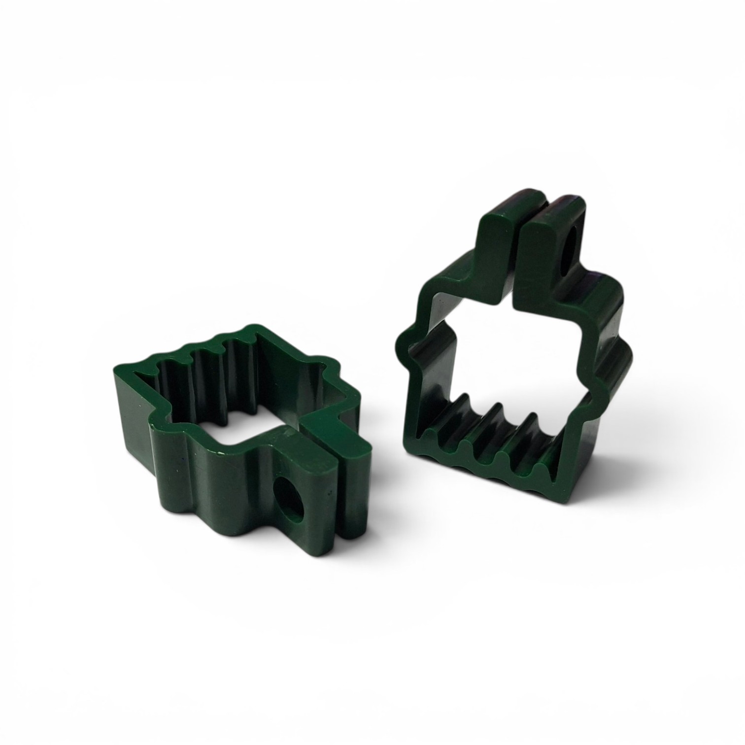 Obujmica za stub panelne ograde  40 x 40 - zelena