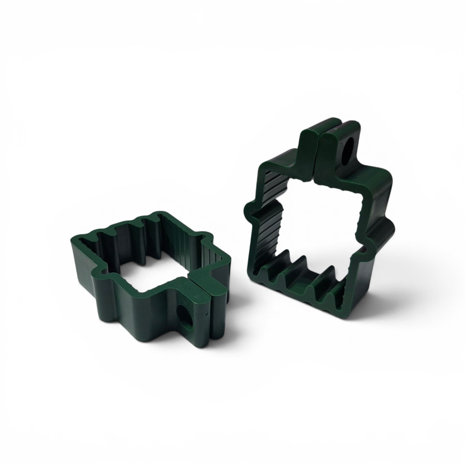 Obujmica za stub panelne ograde 50 x 50  - zelena